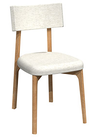 Chaise en noyer CW-1912